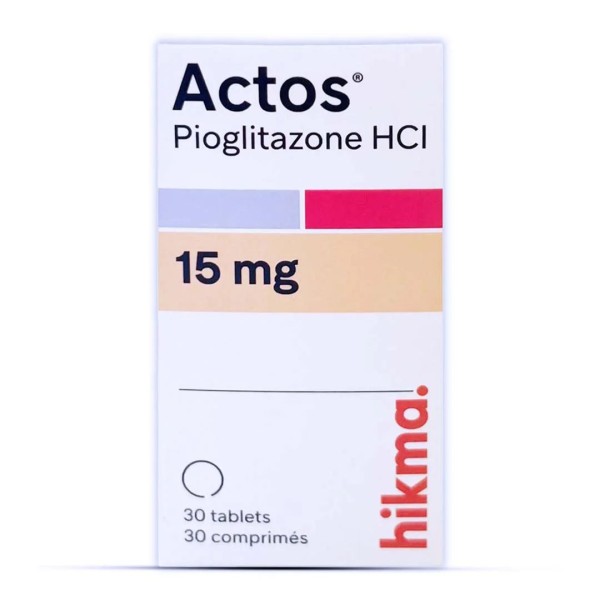 Actos 15Mg Tab 30'S