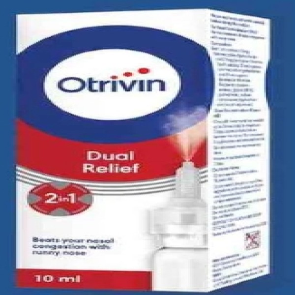 OTRIVIN DUAL RELIEF NASAL SPRAY 10ML ( COMPLETE )
