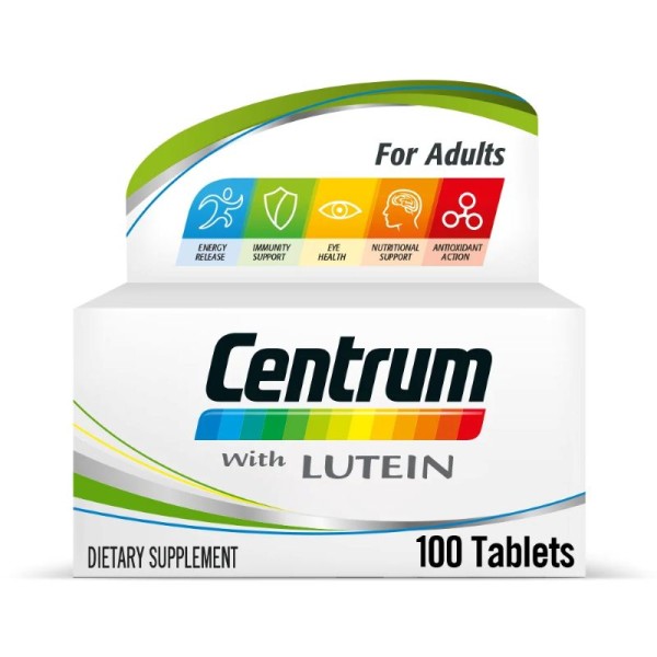 Centrum With Lutein Tab 100'S