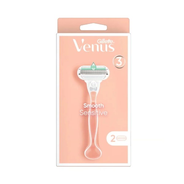 Gillette Venus Smooth Sensitive Razor 2Up Pink