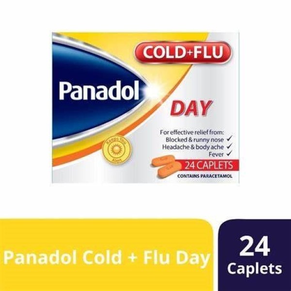 Panadol Day C&Flu Tab Yellow 8X3 24'S