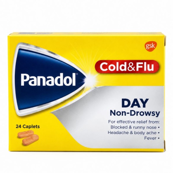 Panadol Day C&Flu Tab Yellow 8X3 24'S