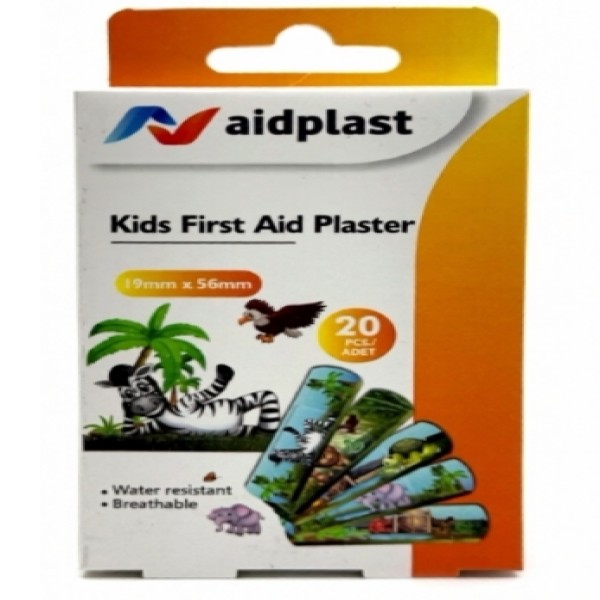 AIDPLAST KIDS FIRST AID PLASTER 19X72MM 20'S ( 19X56MM NEW )
