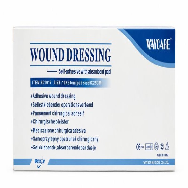 WAYCARE 10X30CM ADH/ABSORB PAD 25'S#801017