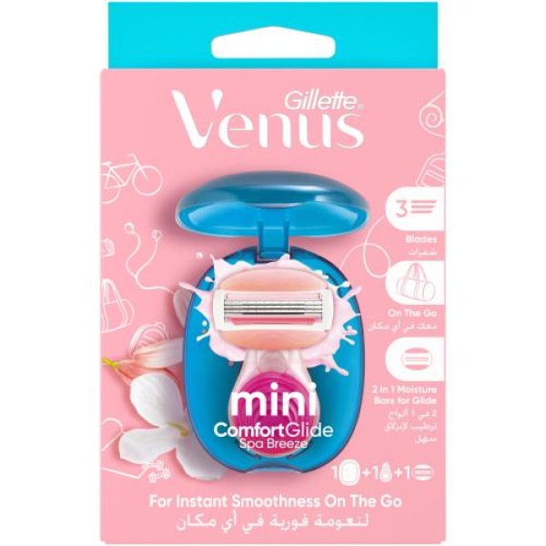 GILLETTE VENUS MINI COMFORT GLIDE (SPA BREEZE) RAZOR 3 BLADES