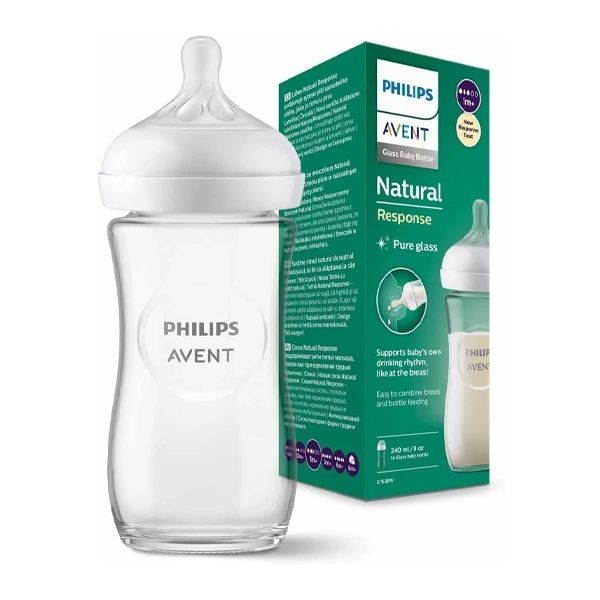 Philips Avent Natural 2.0 Bottle Glass 240Ml X1 Scf053/17