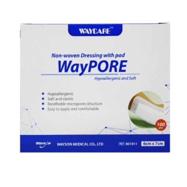 WAYCARE DRESS. 6X7 CM 100'S 801011