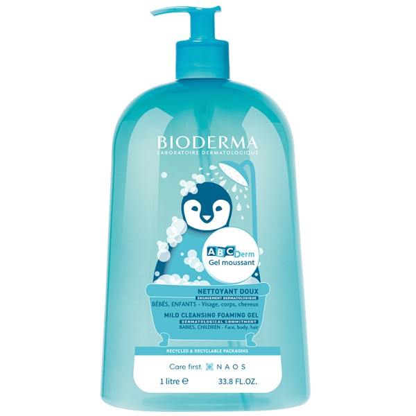 Bioderma Abc Derm Moussant Foaming Gel 1Ltr