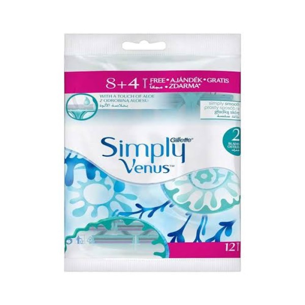 GILLETTE SIMPLY VENUS BAG 8+4