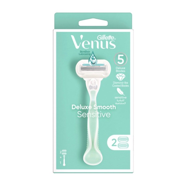 Gillette Venus Deluxe Smooth Sensitive Razor 5X2Up