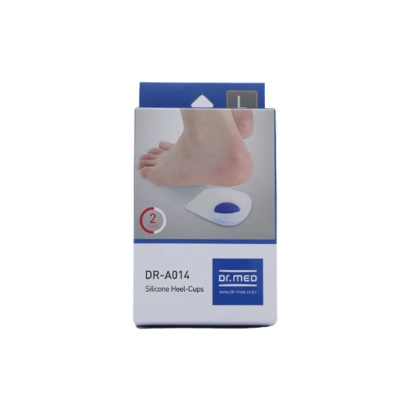 DR. MED A014 SILICONE HEEL CUPS (L)