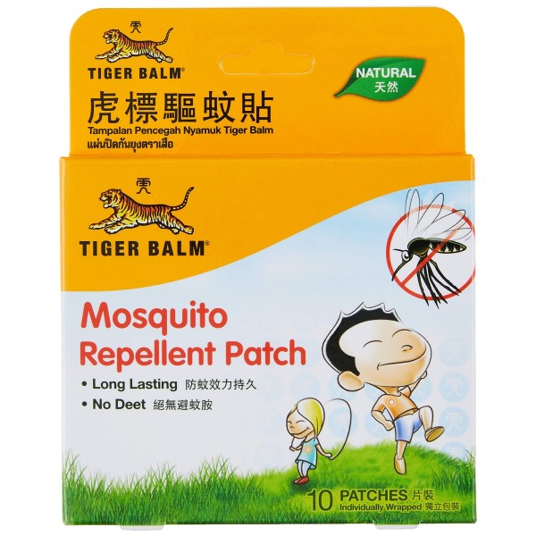 Tiger Balm Mosquito Repellent Patch 10'S