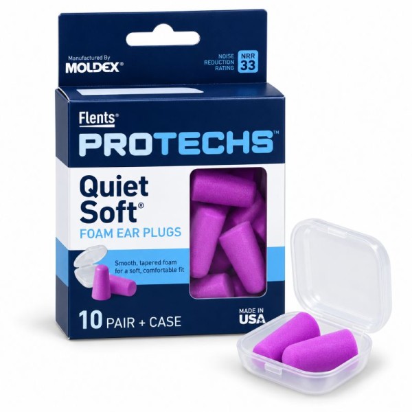 FLENTS QUIET SOFT EAR PLUGS 10PRS(MASHREQ)