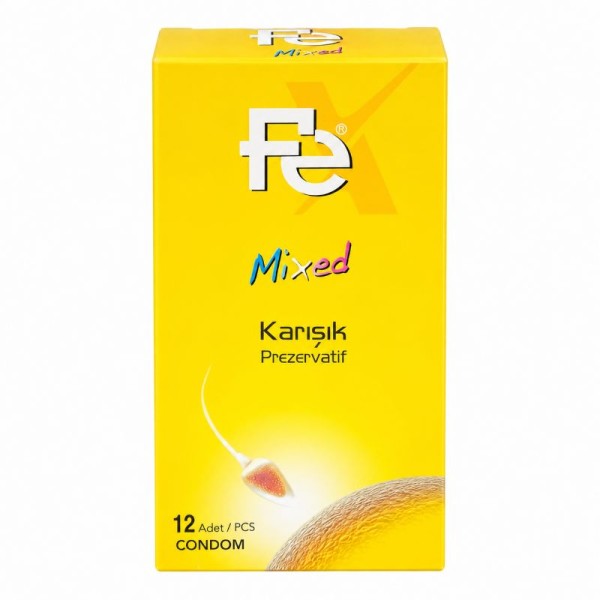FEX CONDOM MIXED 12'S