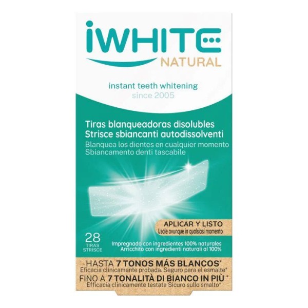 I White Natural Dissolving Strips 28'S