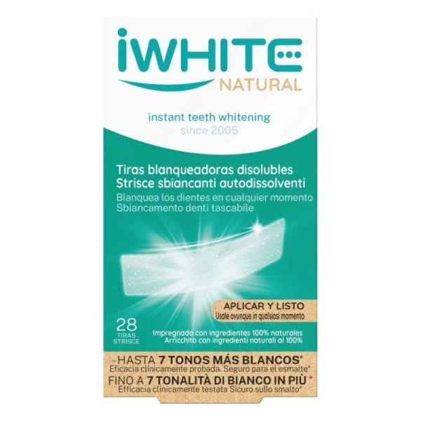 I White Natural Dissolving Strips 28'S