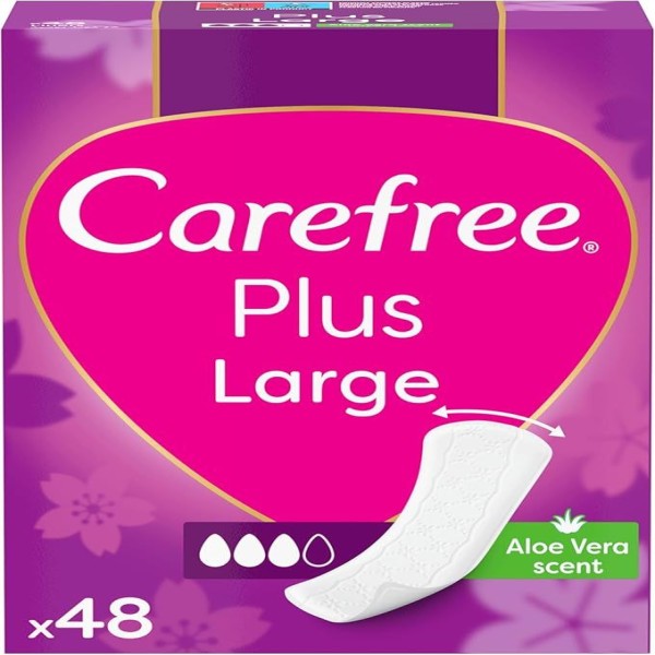 Carefree Plus Large  Aloe 48'S