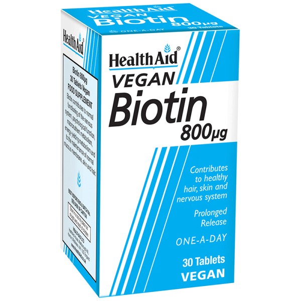 H-Aid Biotin 800Ug Tab 30'S