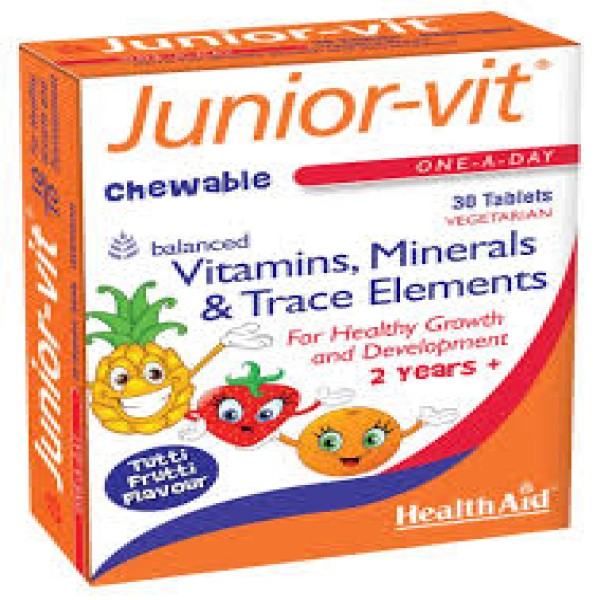 H-Aid Junior-Vit Chew.Tab 1X30'S