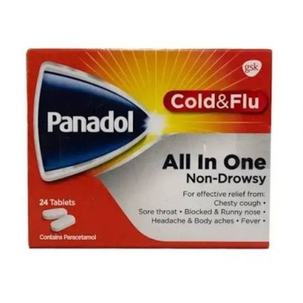 PANADOL CO&FLU ALL IN ONE TAB 24'S