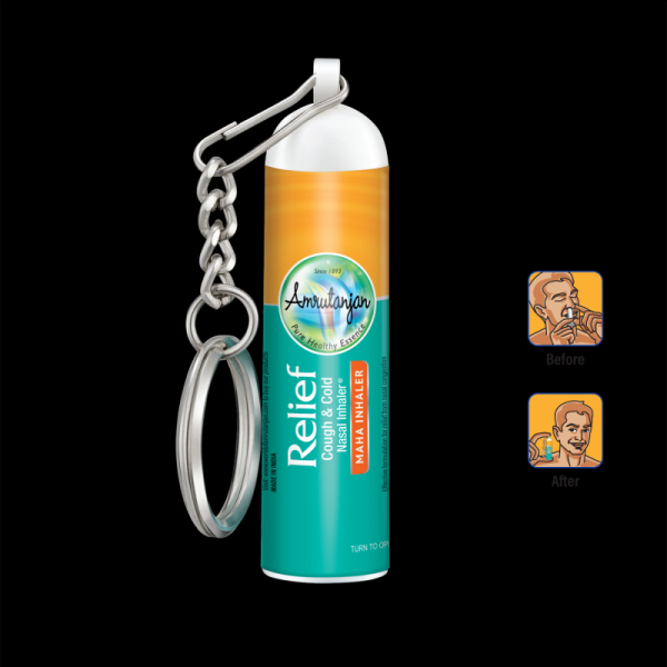AMRUTANJAN INHALER 0.75GM RELIEF COLD & COUGH