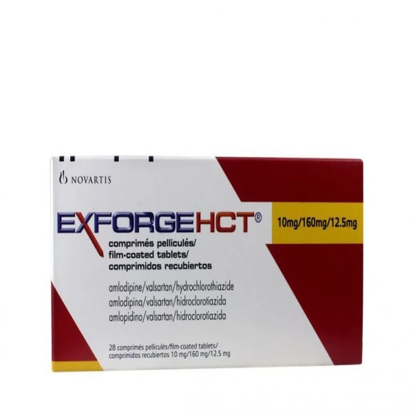 Exforge Hct 10/160Mg/12.5Mg Tab 28'S