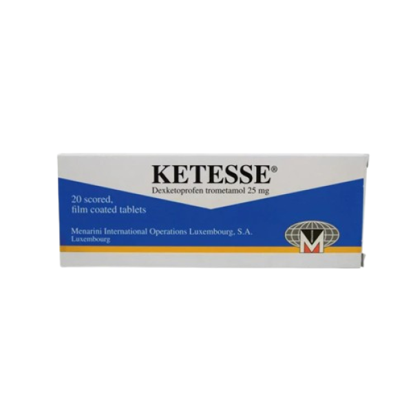 Ketesse 25Mg Tab 20'S