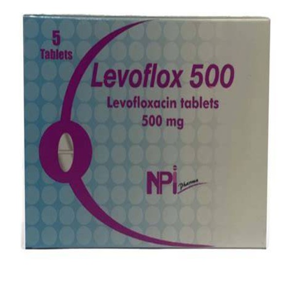 LEVOFLOX 500 MG CAP 5'S