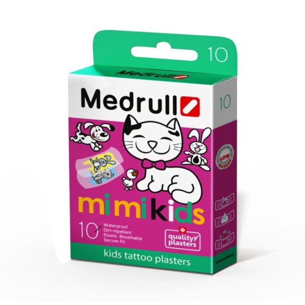 Medrull Plaster Mimi  Kids Tattoo 10'S