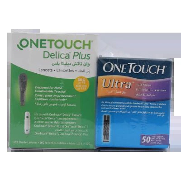 One Touch Refill Kit (2 Ultra Strips+1 Delica Lancet)