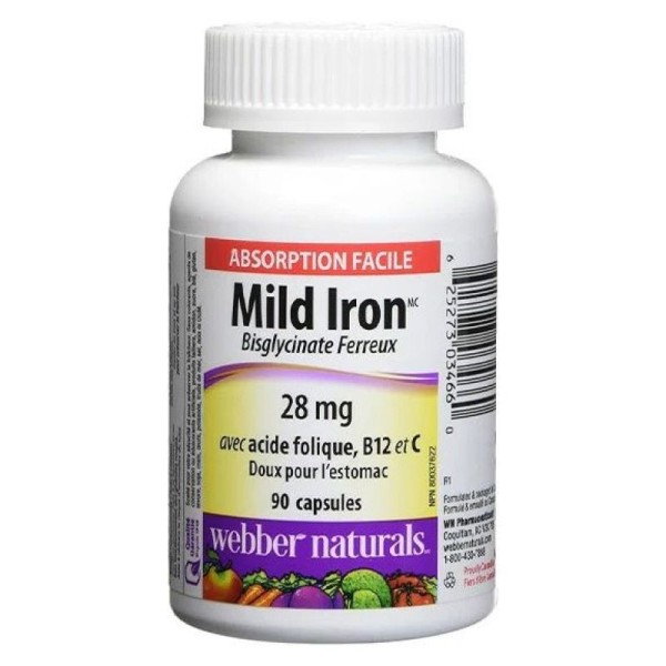 Web. Nature Mild Iron 28Mg Cap 90'S