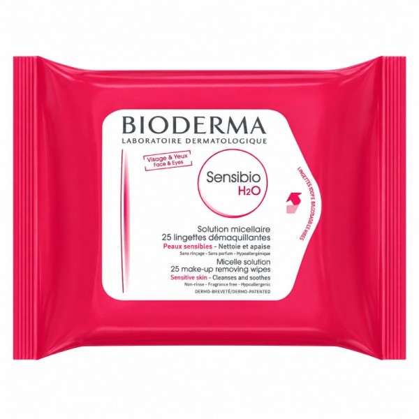 Bioderma Sensibio Make Up Removing Wipes 25'S