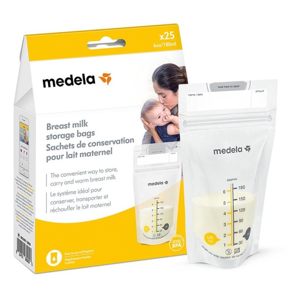 Medela Breast Milk Storage Bags 25'S