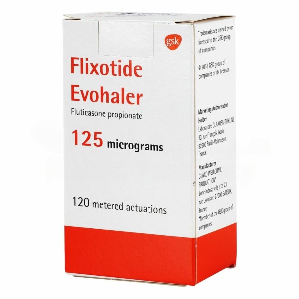 Flixotide Evohaler 125 Mcg 120 Dose