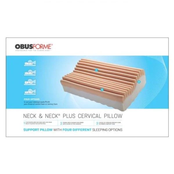 OBUSFORM NECK%NECK PLUS CERVICAL PILLOW