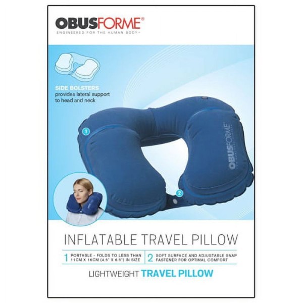 OBUSFORM INFLATABLE TRAVEL PILLOW