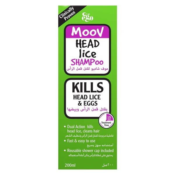 Ego Moov Head Lice Shampoo 200 Ml