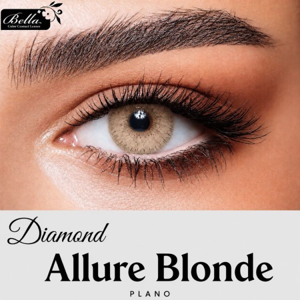 BELLA DIAMOND LENSES  ALLURE BLONDE PLANO