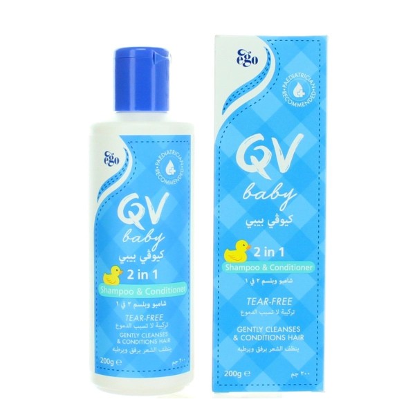 Ego Qv Baby 2 In 1 Shampoo& Conditioner 200 Gm