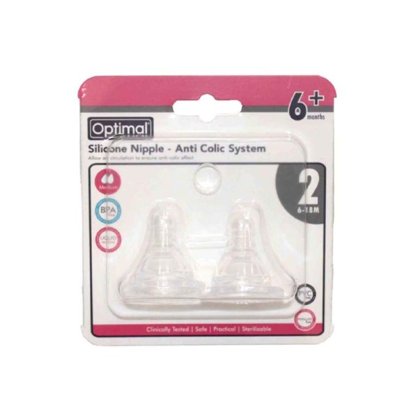 OPTIMAL SILICON NIPPLE  6+ OPB-0359