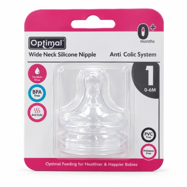 OPTIMAL SILICON NIPPLE  0+ OPB-0373