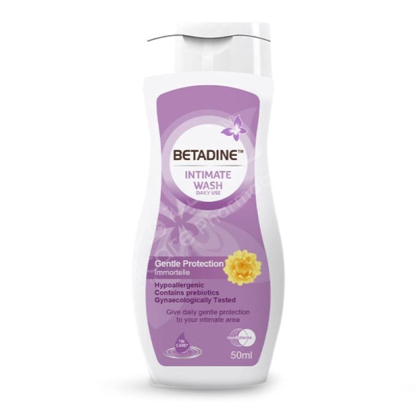 BETADINE INTIMATE WASH GENTLE PROTECTION IMMORTELLE  50 ML