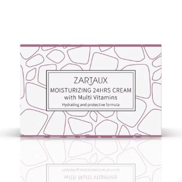 Zartaux Moisturizing 24H Cream With Multi Vitamines 50 Ml