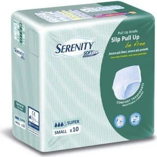 Serenity Diaper Pull Up Sd Super S 10 Pcs