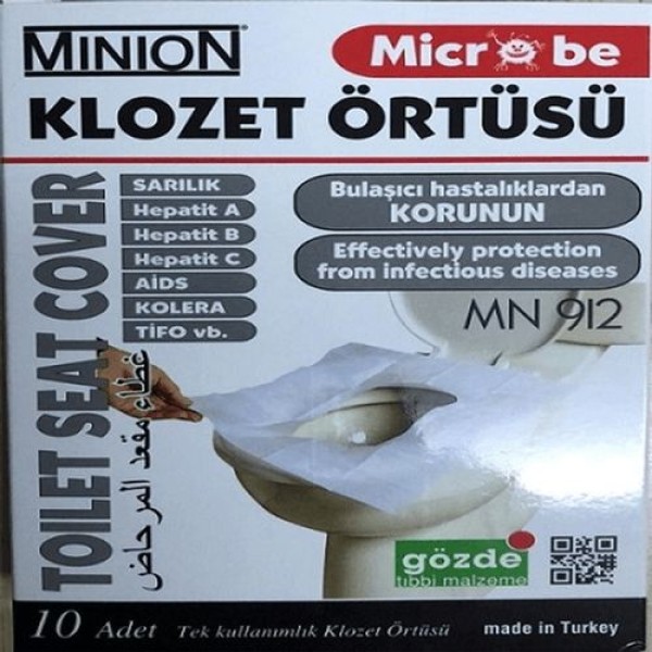 Minion Toilet Cover Shelled 10 Pcs