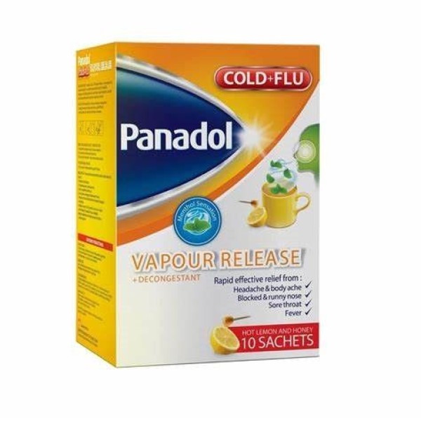 Panadol Cold & Flu Vapour Release Sach. 10'S