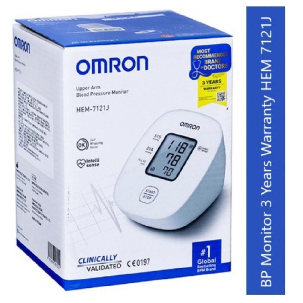 Omron Upper Arm Bp Monitor Hem-7121 J