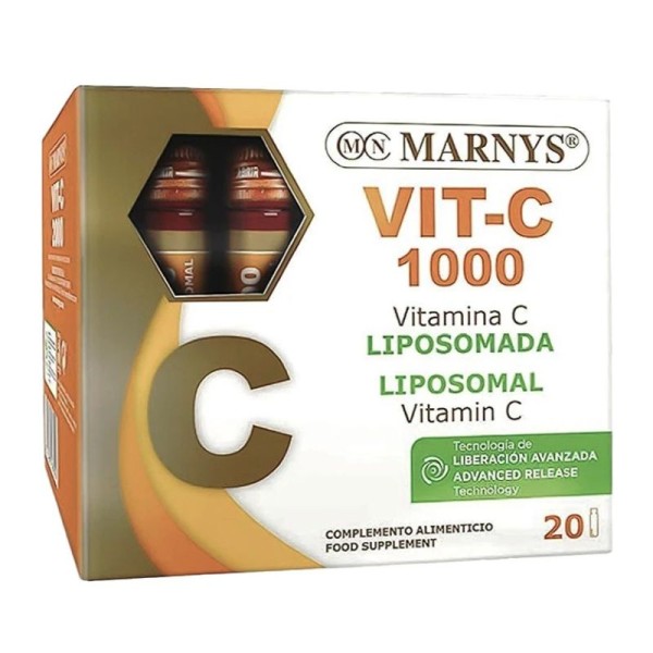 MARNY`S VIT-C 1000MG VIALS 20'S