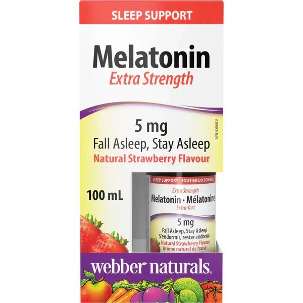 Web.Nature Melatonin 5 Mg  Extra Strength Liquid 100 Ml