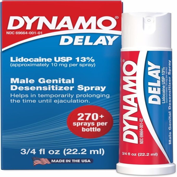 Dynamo Delay Spray Lidocaine 13".2 Ml